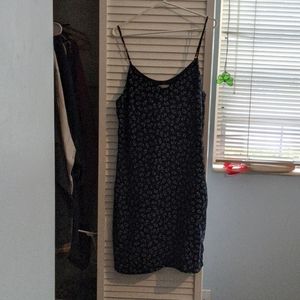 Spaghetti strap slip dress - silk